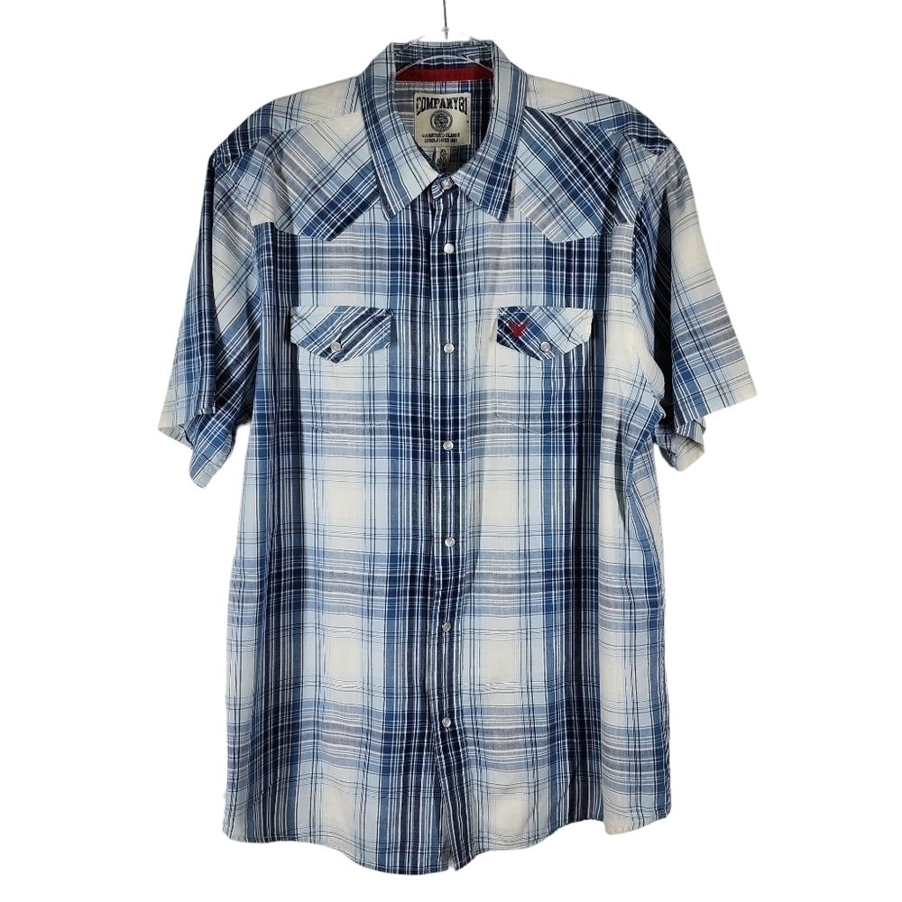 COMPANY 81 SHORT SLEEVE PEARL SNAP SHIRT